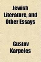 Jewish Literature, And Other Essays