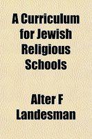 A Curriculum For Jewish Religious Schools