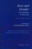 Jews And Gender: The Challenge To Hierarchy