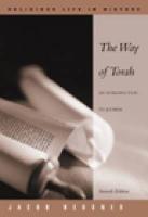 The Way Of Torah: An Introduction To Judaism