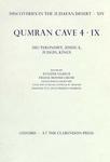 Qumran Cave 4: IX: Deuteronomy, Joshua, Judges, Kings