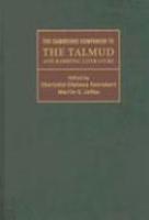 The Cambridge Companion To The Talmud And Rabbinic Literature