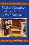 Biblical Narrative And The Death Of The Rhapsode