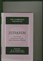 The Cambridge History Of Judaism: Volume 1, Introduction: The Persian Period