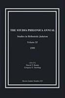 The Studia Philonica Annual, XI, 1999