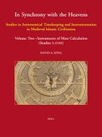 In Synchrony With The Heavens, Volume 2 Instruments Of Mass Calculation: Studies X-XVIII