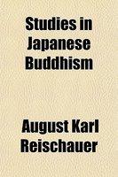 Studies In Japanese Buddhism