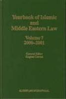 Yearbook Of Islamic And Middle Eastern Law 2000-2001